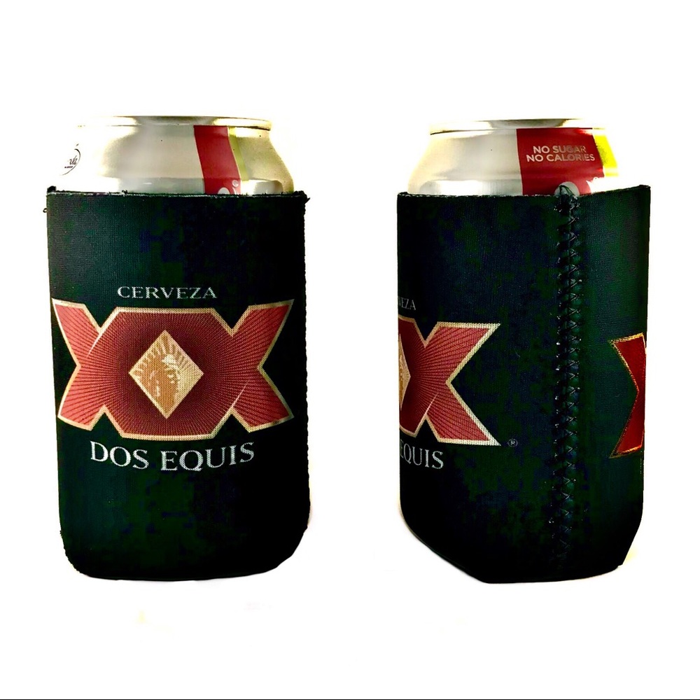 NEW Two (2) Dos Equis Coozies Koozie Stubby Holder